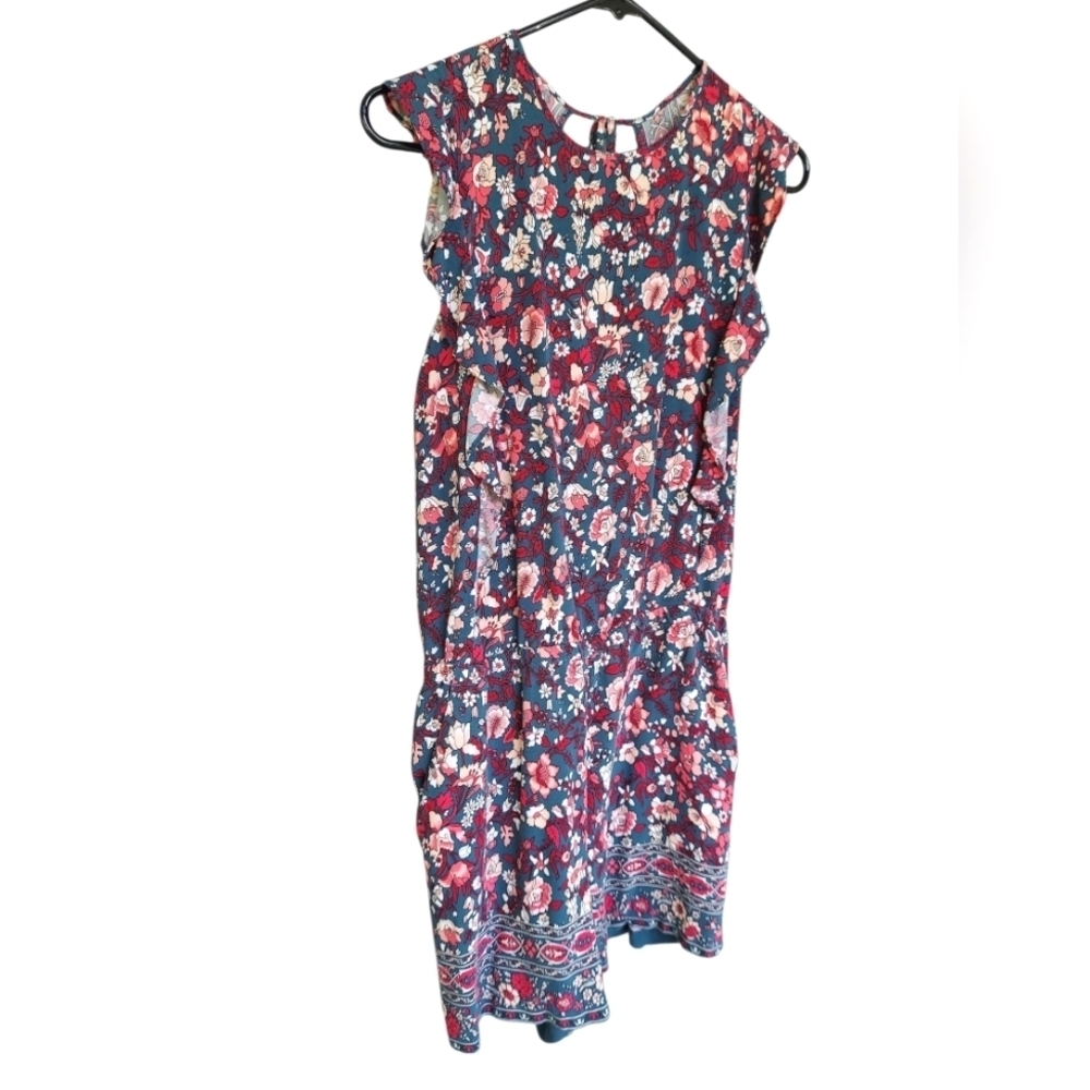 LOFT Petites Floral Paisley Summer Romper